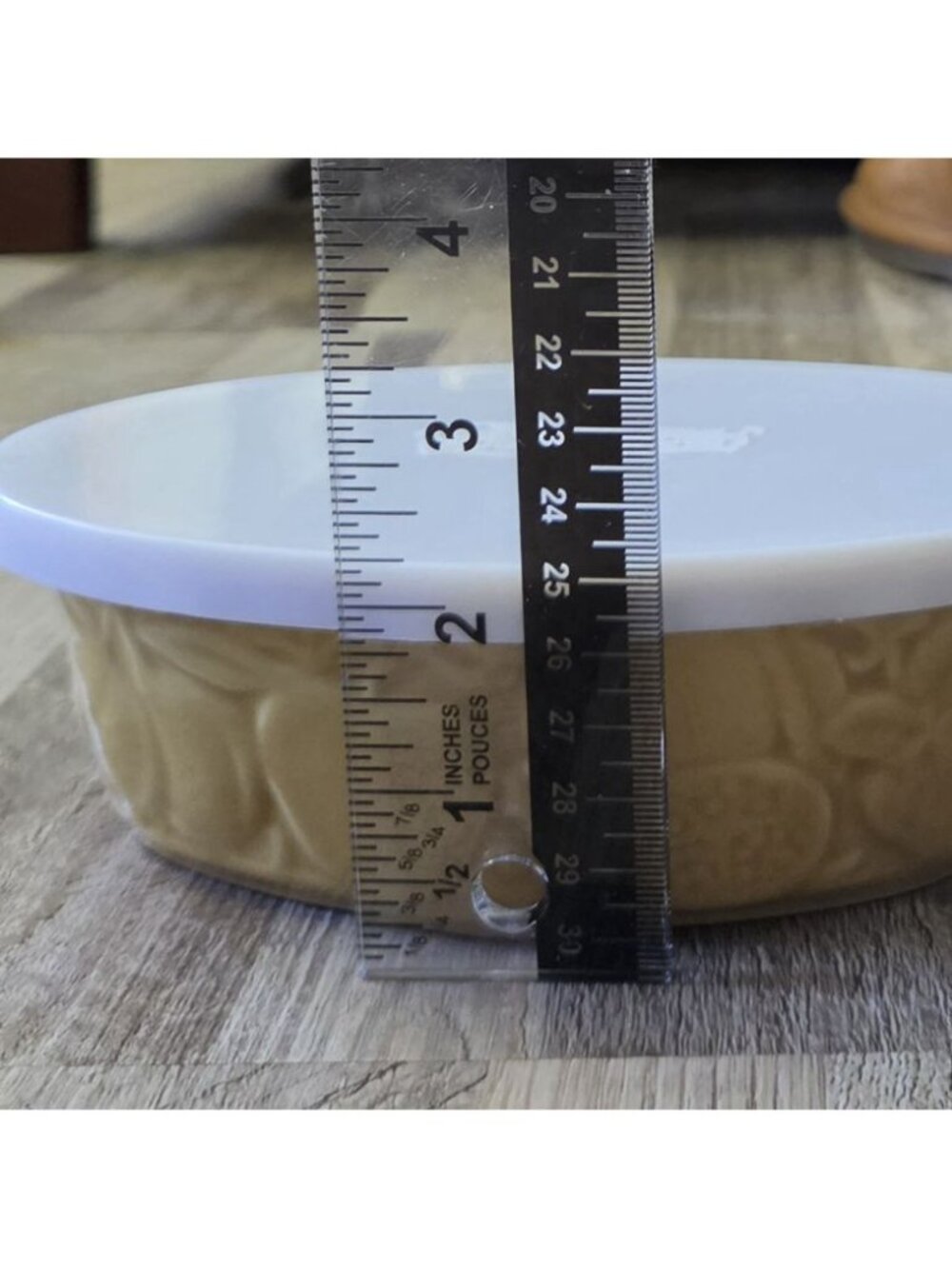Temp-Tations Fruit Basket Yellow Ceramic Oval Casserole Baking Dish 0.6 QT Lid - Picture 14 of 15